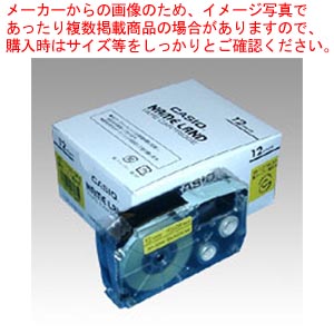 ネームランドテープ XR-12YW-5P-E 1個【メイチョー】