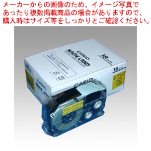 【まとめ買い10個書き割り品】ネームランドテープ XR-18YW-5P-E  1個【メイチョー】