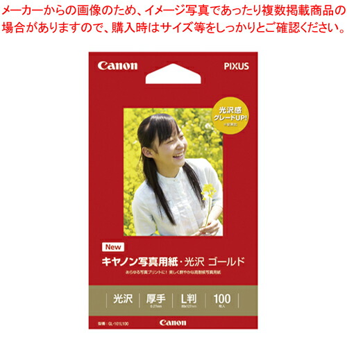 【まとめ買い10個セット品】写真用紙光沢 ゴールド L判 100枚 GL-101L100  1冊【メイチョー】