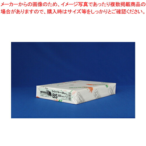 【まとめ買い10個仕かける品】NEWファインカラー B5 500枚 B5-011 ともし火青味 1冊【メイチョー】