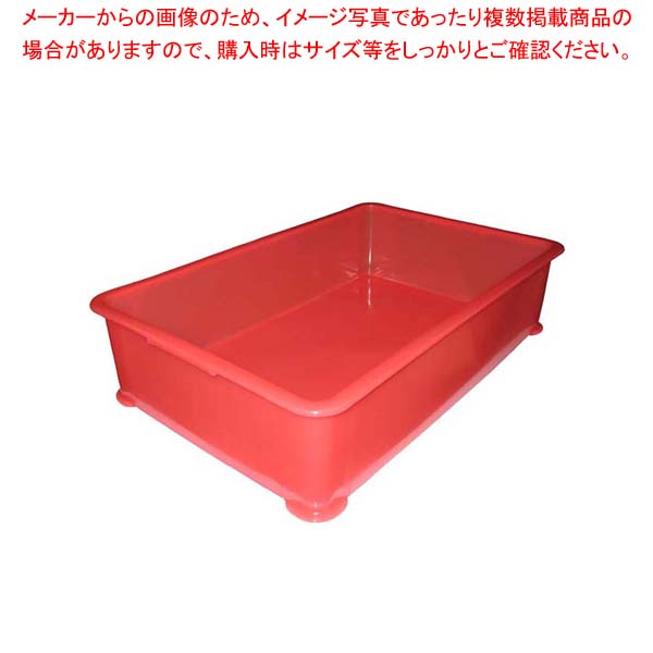 EBM PP半透明カラー番重 A型 大 レッド(サンコー製)【ばんじゅう 番重 フードコンテナー ばんじゅう サイズ コンテナボックス 大型 業務用コンテナ バンジュウ コンテナ 飲食店 コンテナーボックス】【メイチョー】