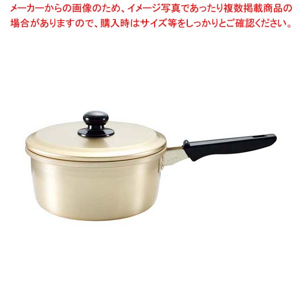 【まとめ買い10個セット品】 味覚 アルマイト 片手鍋 18cm【メイチョー】