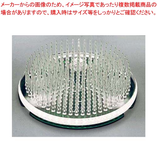 【まとめ買い10個仕掛ける品】 可塑性物質剣山(色つや銅板付)緑【メイチョー】