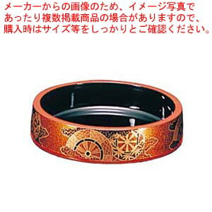 【まとめ買い10個仕掛ける品】 寿し桶 梨地御所車 8寸 6-1135-52【メイチョー】