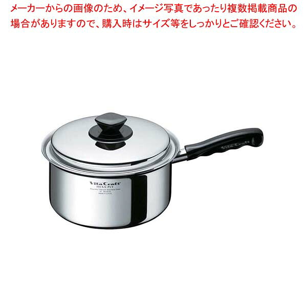 ビタクラフト ヘキサプライ 片手鍋 1.2L 6113 【寸胴鍋 IH IH対応】【メイチョー】
