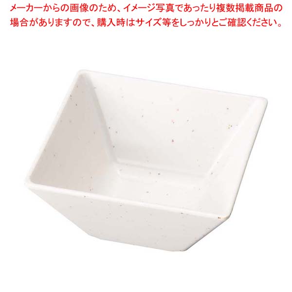 【まとめ買い10個セット品】メラミン シンプルシリーズ スクエアボウル(小鉢)SP-10M マーブル【メイチョー】