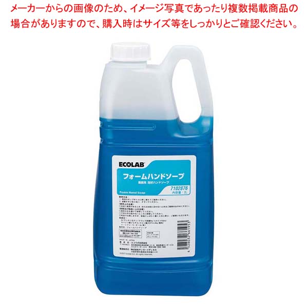 【まとめ買い10個書き割り品】フォームハンドソープ 2L【メイチョー】