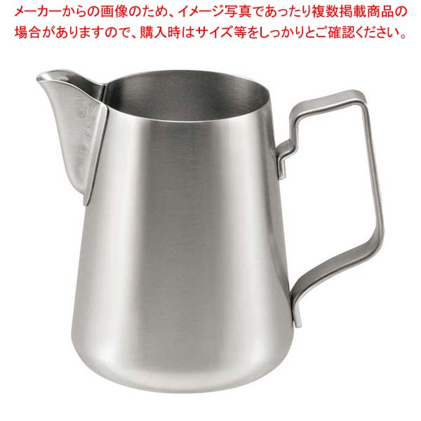 【まとめ買い10個セット品】SW 18-8 ミルクフォーマーポット 400cc(つや消し)【メイチョー】