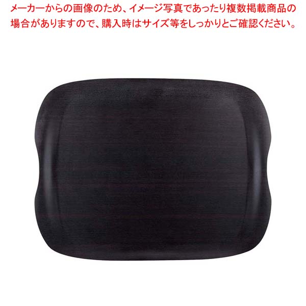 【まとめ買い10個仕掛ける品】地びたお盆 うす暗い木材 43cm×33糎 R063077【メイチョー】