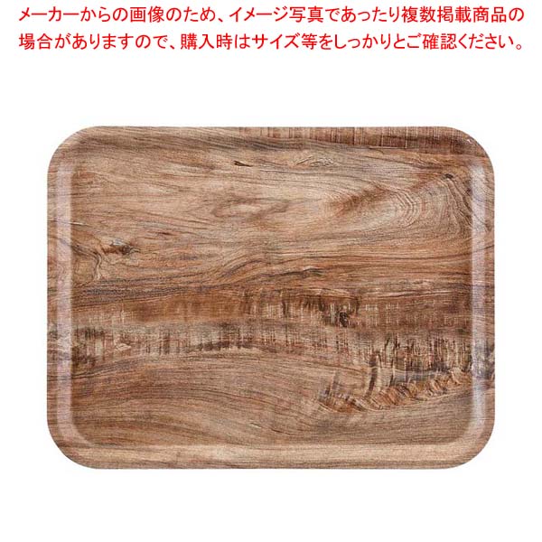 【まとめ買い10個セット品】ウ゛ィンテージウッド調トレー 艶消しノンスリップ MA2435E89 ライトオリーブ【メイチョー】