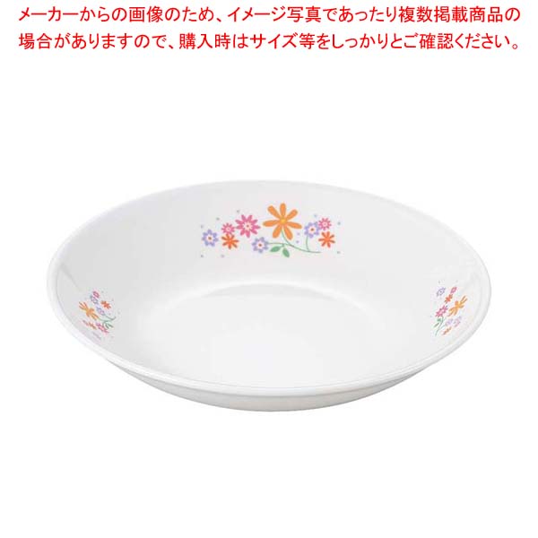 【まとめ買い10個仕掛ける品】メラミン食器 胸花(胸花)深丸皿 20糎 BU-115【メイチョー】