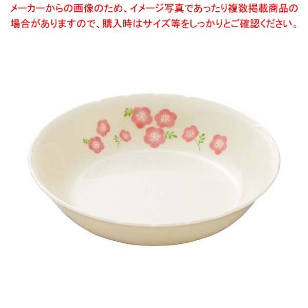 【まとめ買い10個セット品】メラミン食器 桃花(ももか)サラダボール MK-205【メイチョー】