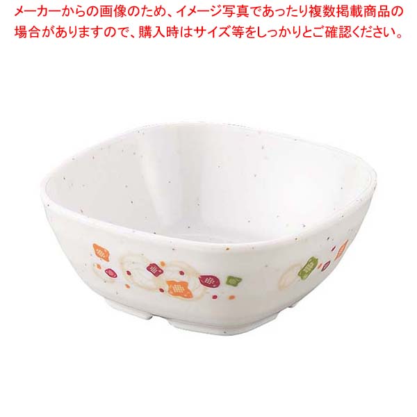 【まとめ買い10個セット品】メラミン食器 和華(ほのか)角小鉢(小)HO-51【メイチョー】