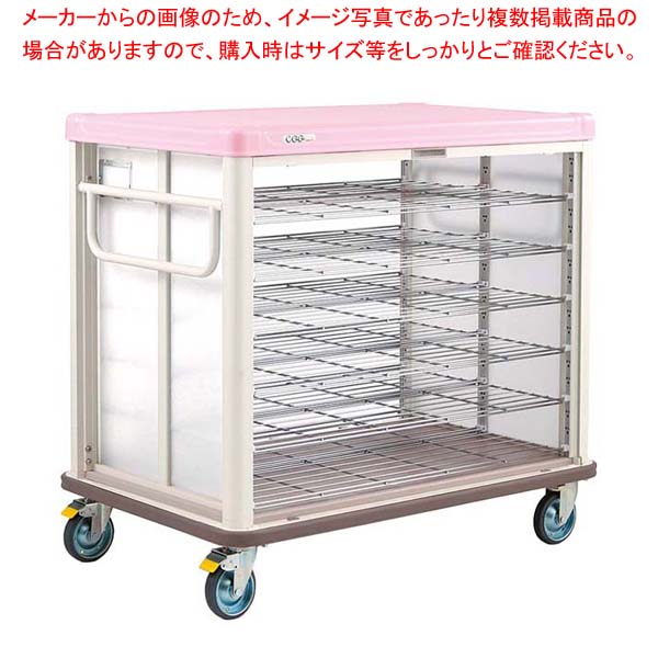 エレクター COO常温配膳車 シャッター式 ベーシックタイプ JCSB42SP シュガーピンク【メイチョー】