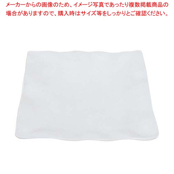 【まとめ買い10個セット品】イーファイ ナミ正角皿 16インチ MEDP-112216【メイチョー】｜開業プロ メイチョー