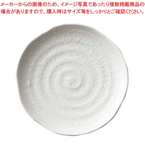 【まとめ買い10個仕掛ける品】メラミン 粉引 和皿 大 MD-12-KH【メイチョー】