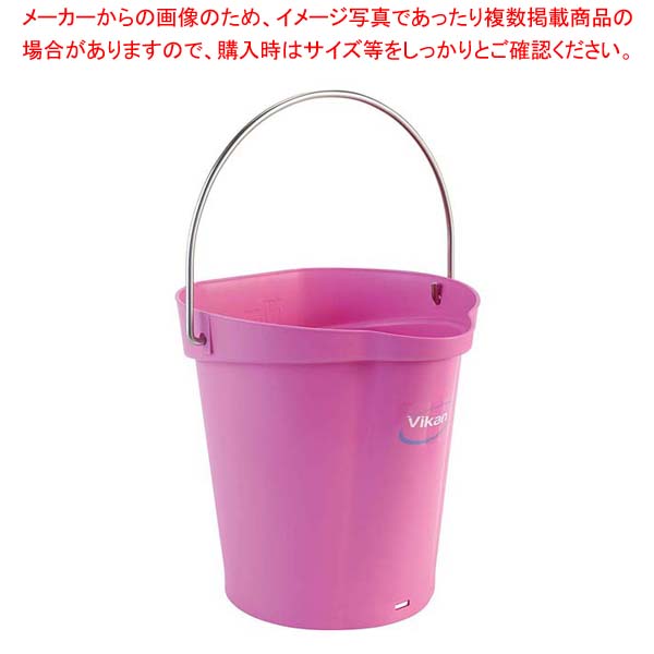 【まとめ買い10個セット品】ヴァイカン ハイジーンバケット 6L 本体 56881 ピンク【メイチョー】 29,293円