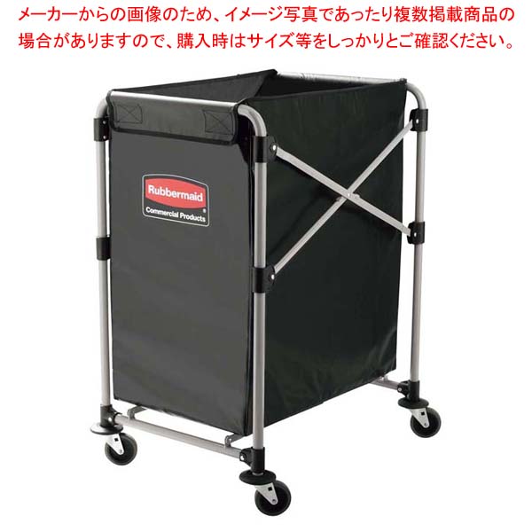 ラバーメイド Xカート シングルタイプ 150L ブラック RM1881749BK【メイチョー】