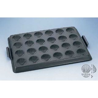 【まとめ買い10個セット品】テフロン貝型天板 24面 【 キッチン 業務用天板 天パン オーブン レンジ お菓子作り ケーキ作り オーブンレンジ 天板 業務用 オーブン 天板 ケーキ 天板で焼く ケーキ天板 クッキー てんばん 製菓板 】【メイチョー】