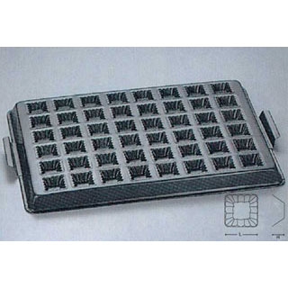 【まとめ買い10個セット品】テフロン波型小カトラー天板 48面【 キッチン 業務用天板 天パン オーブン レンジ お菓子作り ケーキ作り オーブンレンジ 天板 業務用 オーブン 天板 ケーキ 天板で焼く ケーキ天板 クッキー てんばん 製菓板 】【メイチョー】|開業プロ メイチョー