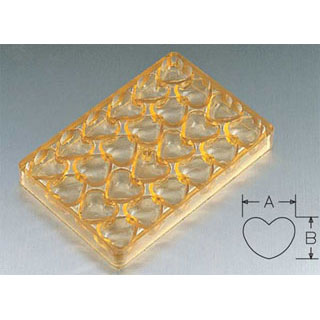 【まとめ買い10個セット品】【 No.4 ハート型 24ヶ取 】【 厨房器具 製菓道具 おしゃれ 飲食店 】 【 バレンタイン 手作り 】【メイチョー】|開業プロ メイチョー