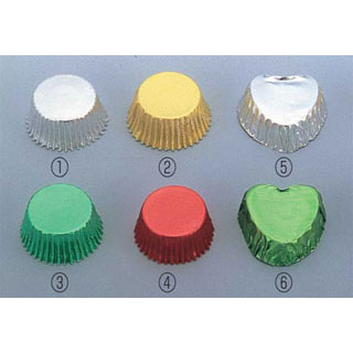 【 チョコカップ［2，000枚入］ ［1］9009 ENDO 丸［銀］ ENDO 】【 厨房器具 製菓道具 おしゃれ 飲食店 】 【 バレンタイン 手作り 】【メイチョー】｜開業プロ メイチョー