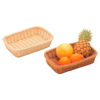 【まとめ買い10個セット品】【 樹脂バスケット 角長30号 91-005A 白 】【 厨房器具 製菓道具 おしゃれ 飲食店 】 【 バレンタイン 手作り 】【メイチョー】|開業プロ メイチョー