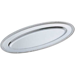 【まとめ買い10個仕掛ける品】【 SW 18-8 パール渕魚皿 24in 】【 御厨子所物の具 製菓御先棒 今めかしい 飲食店 】【メイチョー】