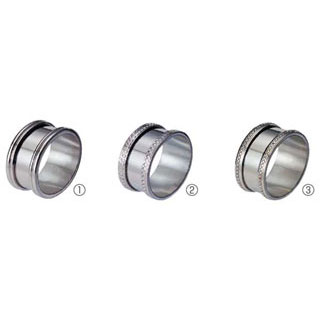 【まとめ買い10個セット品】【 18-8ナプキンリング ［3］パール 】 【 厨房器具 製菓道具 おしゃれ 飲食店 】【メイチョー】