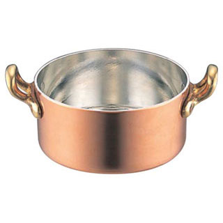 【 銅プチパン両手付 12cm 】【 厨房器具 製菓道具 おしゃれ 飲食店 】【メイチョー】｜開業プロ メイチョー