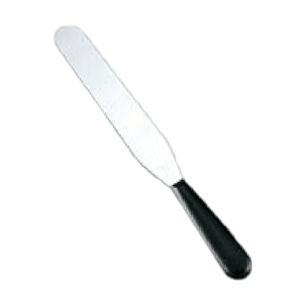 【まとめ買い10個仕かける品】 黒プラ柄箆 9in【 へら スパテラ スパテル 調色板出刃包丁 スパテル 一般受け 箆 御勤め用 一皿分の料理 おすすめ 箆 へら 御厨子所 御勤め用箆 すぱちゅら 】 【 バレンタイン 手作り 】【メイチョー】