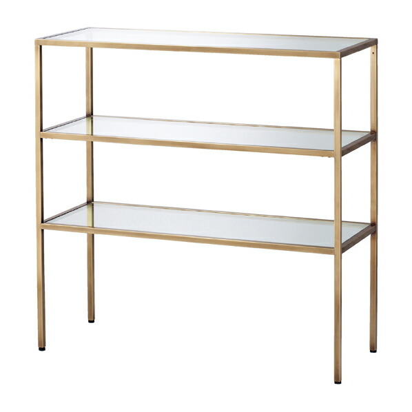 楽天市場】3段テーブル ブラック トロッコ有り 61-798-12-4 【店舗什器