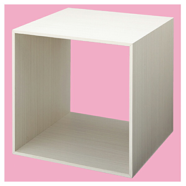 【まとめ買い10個セット品】木製DPボックス40cm角 ホワイトウッド 61-798-69-5 【 演出・ディスプレイ用品 雑貨・小物ディスプレイ ディスプレイボックス 木製ディスプレイボックス ホワイトウッド 】【メイチョー】