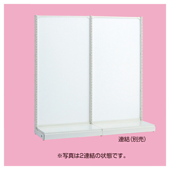 KS 片面 W90 ボードタイプ H135 本体 KSHS90B135S本体 61-541-14-1 【システム什器 KS/KZゴンドラ什器 KS/KZ ホワイト KS ボードタイプ 片面タイプ ホワイト 本体 W90cm】【メイチョー】