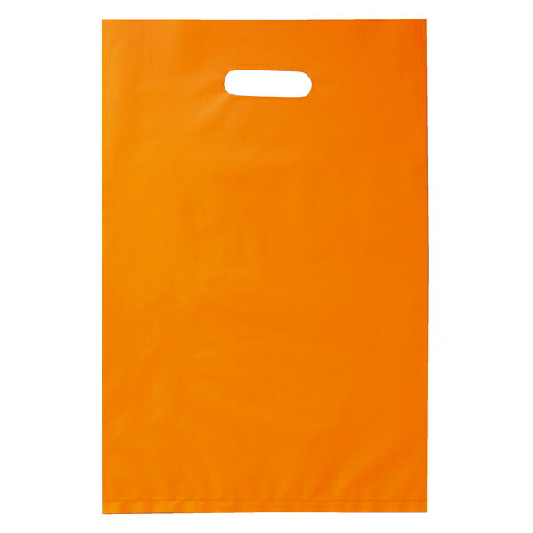 【まとめ買い10個セット品】ポリ袋ソフト型 オレンジ 50×60cm 50枚 61-782-43-4 【 ラッピング用品 レジ袋・ポリ袋 スクエアバッグ(無地) ポリ袋ソフト型 カラー オレンジ 】【メイチョー】