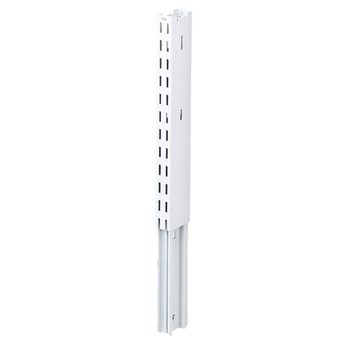 【まとめ買い10個セット品】 KZ用上部継ぎ柱 KZホワイト用 H30cm 61-28-22-1 【メーカー直送/代金引換決済不可】【店舗什器 パネル 壁面 店舗備品 仕切 棚】【メイチョー】