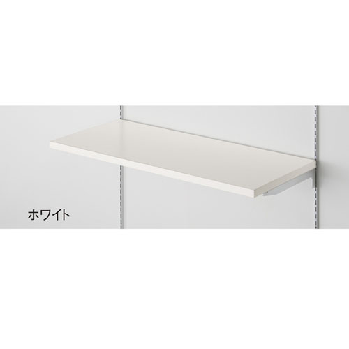 【まとめ買い10個セット品】 メラミン木棚セット W120cmタイプ D30cm ホワイト 61-777-42-2 【メーカー直送/代金引換決済不可】【店舗什器 パネル 壁面 店舗備品 仕切 棚】【メイチョー】｜開業プロ メイチョー
