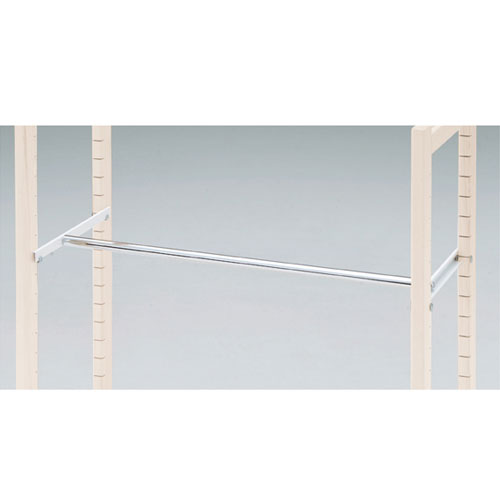 【まとめ買い10個セット品】アルテン用ハンガーパイプ ホワイト W90cm用 61-70-7-1 【店舗什器 パネル ディスプレー 棚 店舗備品】【メイチョー】