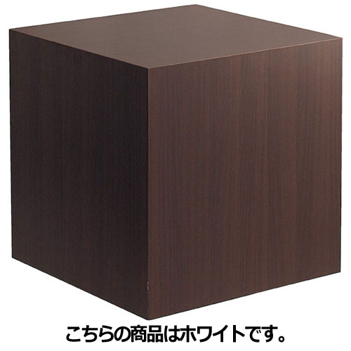 木製キューブステージH60cm ホワイト 61-779-3-1 【店舗什器 ディスプレイ用テーブル ステージ 木製キューブステージ】【店舗 什器 ディスプレー用テーブル コレクション 展示 サービス キャビネット インテリア 業務用】【メイチョー】｜開業プロ メイチョー