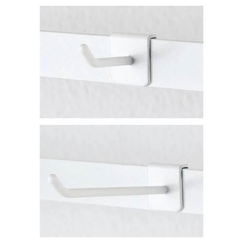 【まとめ買い10個セット品】アクセサリー用フック(軽量用) ホワイト L5cm 10本 61-148-3-2 【 演出・ディスプレイ用品 アクセサリー用什器 アクセサリーパネル アクセサリー用フック 軽量用） ホワイト 】【メイチョー】