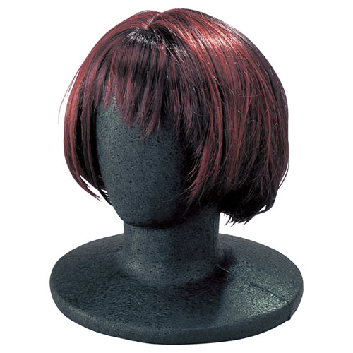 【まとめ買い10個セット品】マネキンヘッド 顔無し 黒 61-163-4-2 【小物 ディスプレー 組み立て簡単 トルソー ボディ マネキン ヘッド 店舗】【メイチョー】|開業プロ メイチョー