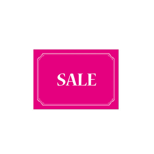 【まとめ買い10個セット品】ショーカード A6 SALE 10枚 61-237-15-4 【販促用品 ポスター POP 店舗備品】【メイチョー】