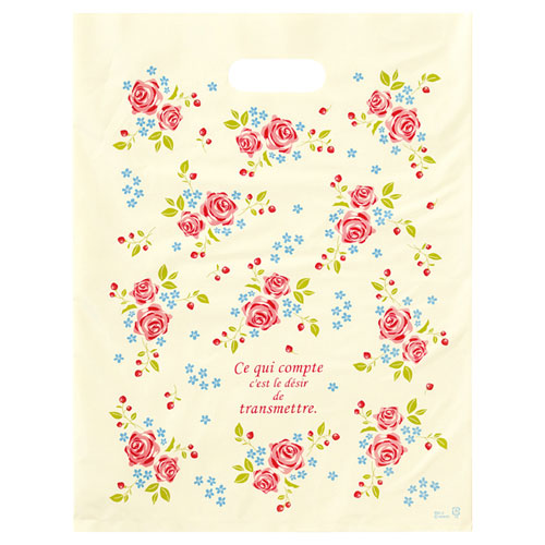 【まとめ買い10個セット品】ローズガーデンポリバッグ 30×40cm 50枚 61-267-9-2 【 ラッピング用品 ラッピングシリーズ ローズガーデン ローズガーデン ポリバッグ ギフト 】【 包装 ラッピング袋 ローズガーデン 消耗品 かわいい 業務用】【メイチョー】|開業プロ メイチョー