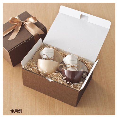 楽天市場 楽天大感謝祭価格 ギフトボックスブラウン 16 13 5 10 5cm 10枚 ラッピング用品 包装 ギフトラッピング 箱 ギフトボックス プレゼント 贈り物 雑貨 消耗品 かわいい 業務用 開業プロ メイチョー