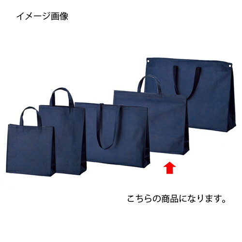 10枚 53×12×40 不織布バッグ 【まとめ買い10個セット品】 【店舗什器 小物 ディスプレー ギフト ラッピング 包装紙 袋 消耗品 店舗備品】 黒