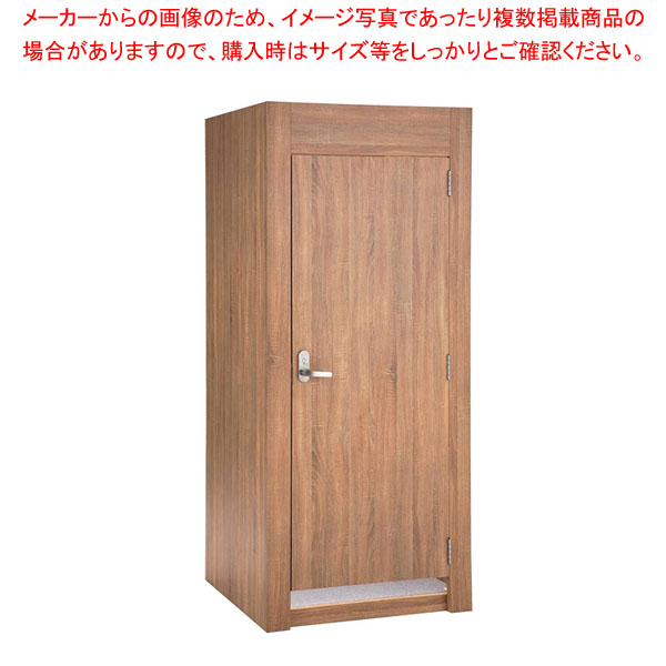 木製フィッティングルーム ドアタイプ 照明付きラスティック柄 61-810-5-4 【メイチョー】