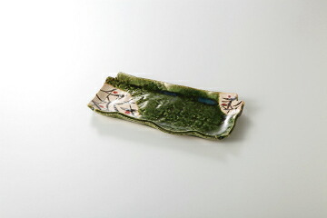 【まとめ買い10個セット品】【38K233-02】織部錆草紋 角切焼物皿まごころ第38集【キャンセル/返品不可】【メイチョー】|開業プロ メイチョー
