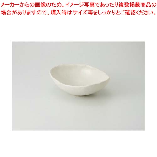 【まとめ買い10個セット品】和食器 白まゆ型 変形ボール 37Y048-07 まごころ第37集 【キャンセル/返品不可】【メイチョー】