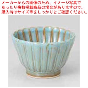 【まとめ買い10個書き割り品】【38E152-20】みずあさぎ 菊型深小鉢まごころ第38集【メイチョー】