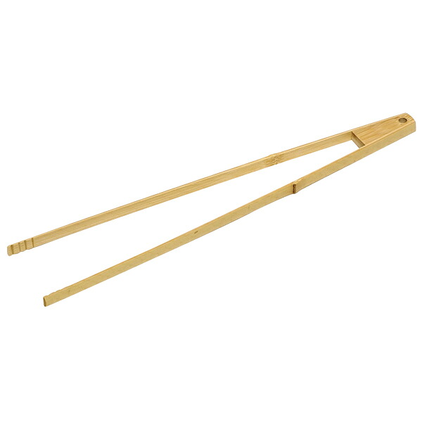 【まとめ買い10個仕掛ける品】竹製 天ぷらばさみ (小) 27糎 27-407S【メイチョー】